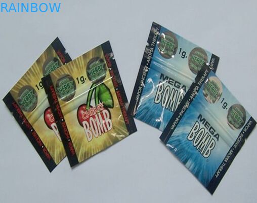 Kaliforniya Rüyası Bitkisel Tütsü Torbası / Mylar Fermuar Araştırması Kimyasal Hap Poşeti