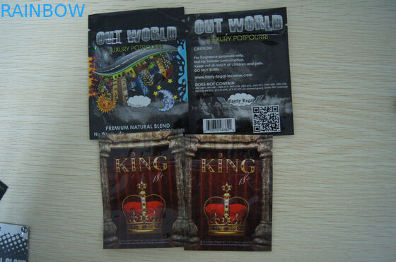 Araştırma hapı poşet / araştırma toz torbası / fermuarlı bitkisel tütsü çantası