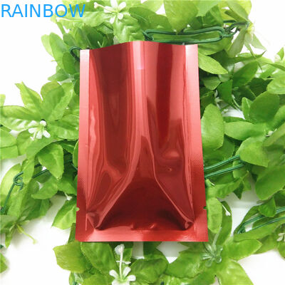 Özel Baskılı Mylar Kilitli Torbalar Kırmızı Mylar Çanta, Gıda Depolama Ambalajı İçin Stand Boyutlu
