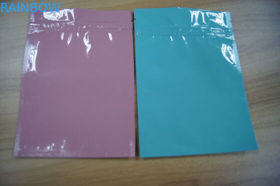 3 '' x 4 '' Renkli Üst Besleme Folyo Zip kilit Çanta Potpuri Torbalar, Mylar Fermuar Çanta