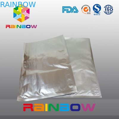 Mylar Folyo Mühürleyen Gıda Vakumlu Mühür Torbaları Gümüş Alüminyum Depolama Paket Kılıfı