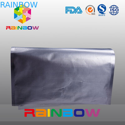 Dokulu Channal Gıda Vakumlu Mühür Torbaları Sous Vide / Gıda Koruyucu Folyo Kabartmalı Çanta