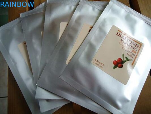 Yüz Maskesi Kılıfı Alüminyum Folyo Kozmetik Ambalaj Çantası Özel Tasarım