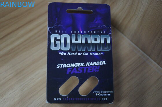 HD Erkek Cinsel Geliştirme Kapsülü İçin Geri Dönüşümlü Blister Ambalaj Ambalaj