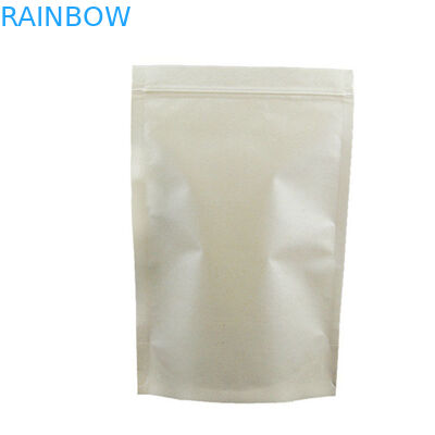 Bitki Tohumları İçin Özel Baskılı Kraft Kağıt Torbalar Açılıp Kapanabilir Baskılı Pencere