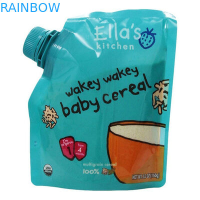 Doypack Yeniden Kullanılabilir Bebek Maması Torbaları Köşe Borulu BPA içermez