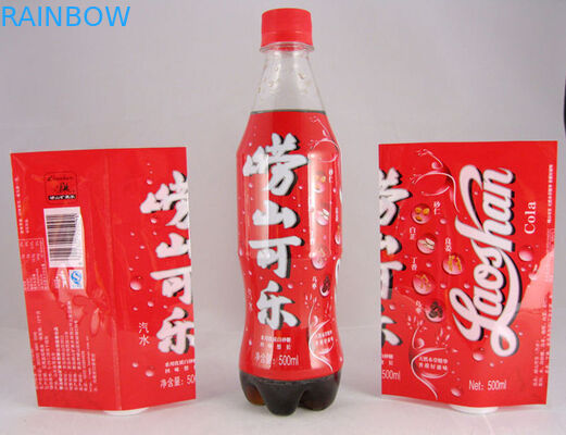 İçecekler Şişe Gövdesi Shrink Sleeve Etiketler PVC / PET Shrink Wrap Cut