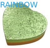 ekoratif Lüks Geri Dönüşümlü Hediye Kağıt Kutusu, Çikolata İçin Yeşil Kağıt Kutusu