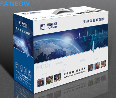 Elektronik Cihaz için Renkli Baskılı Kağıt Oluklu Nakliye Ambalaj Kutusu