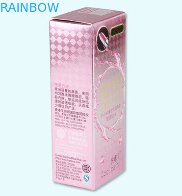 Renkli Dudak Balsamı Ruj Tüpü Kaplamalı Kağıt Kutuları Ambalaj Özel Tasarım