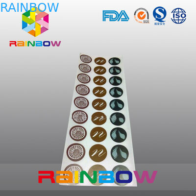 Özel Yuvarlak Kağıt Shrink Sleeve Ambalaj, Aktif Fındık için Yapışkan Etiket Etiketleri