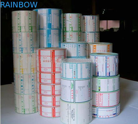 Dijital Sıralı Promosyon Etiketleri / Özelleştirilmiş Baskılı Kağıt Etiketin Rulo halinde