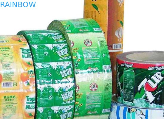 Şişeler İçin Isı Yalıtımlı Plastik Pvc / Pet Shrink Sleeve Etiketleri Filmi