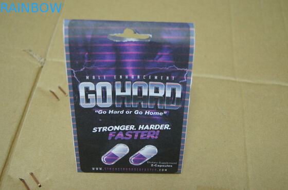 Kara Panter Seks Hapı / Sporttape / Flex Bantlı Kağıt Kutu Ambalaj ve Asılı Blister