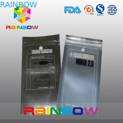 Logo Baskı Kulaklığı / Kulaklık Paketleme Torbaları / Kilitli Kılıfı