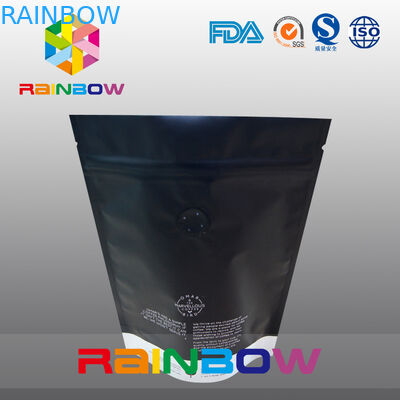 Plastik Alt Gövde Çantaları / Çekilmiş Kahve Çekirdeği İçin Kilitli ve Pencereli Çanta