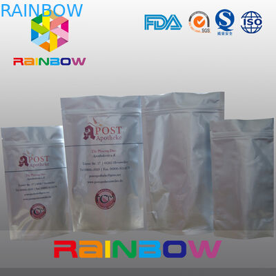 Baharatlar / Bitkisel Tıp İçin Fermuarlı Özelleştirilmiş Baskılı Stand Up Folyo Kılıfı