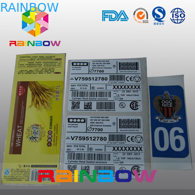 Çanta, Kutu, Kart için Özelleştirilmiş Ekspres Etiketler / Etiket Shrink Kol Etiketleri