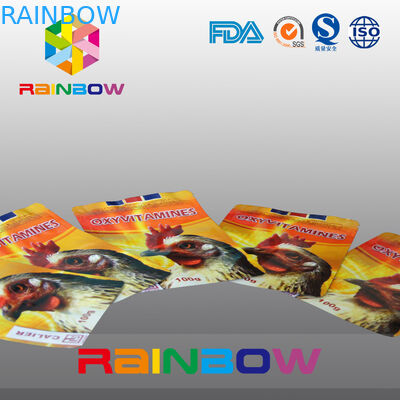 Gravür Baskı Pet Gıda Çantası, Fermuarlı / Yeniden - Mühürlü Hayvan Yemi Çantası