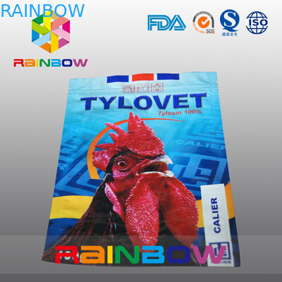 Gravür Baskı Pet Gıda Çantası, Fermuarlı / Yeniden - Mühürlü Hayvan Yemi Çantası