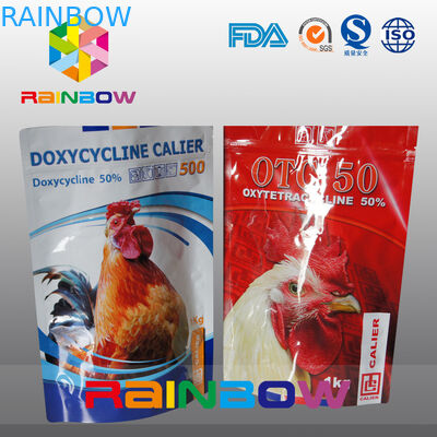 Özel Kendi Logonuzu Stand Up Hayvan / Tukey Gıda Saklama Kılıfı Fermuarlı