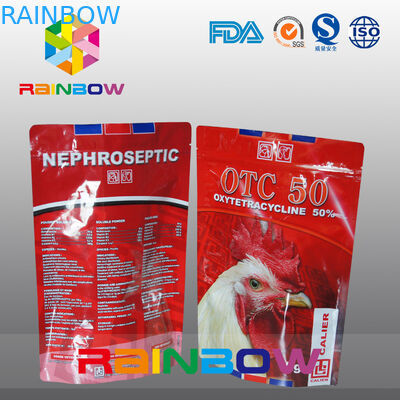 Özel Kendi Logonuzu Stand Up Hayvan / Tukey Gıda Saklama Kılıfı Fermuarlı