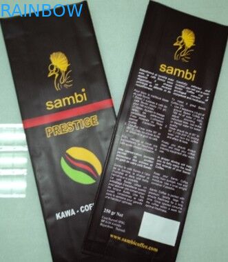 Yan Gövde Alüminyum Folyo Kahve Depolama Kılıfı Folyo Kılıfı Valfli Ambalaj