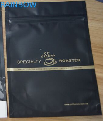Mouisture Geçirmez Mat Plastik Torbalar Ambalaj Alüminyum Folyo Kahve Kılıfı Stand Up Tipi