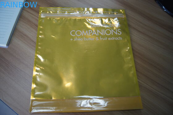 Şeffaf Ön Ekran Fermuarlı Plastik Kozmetik Ambalaj Çantası