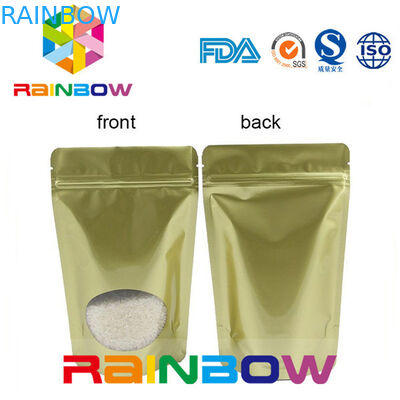 Hindistan Cevizi Cipsleri İçin Gıda Sınıfı Stand Up Fermuarlı Çanta / Pet Yiyecek / Snack / Bisküvi