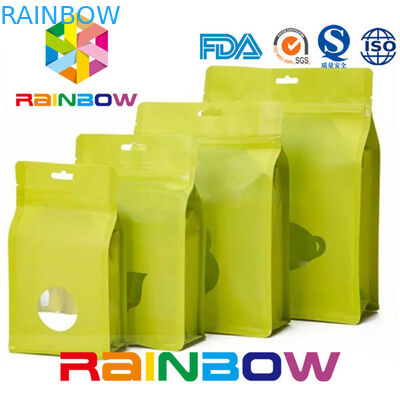 Hindistan Cevizi Cipsleri İçin Gıda Sınıfı Stand Up Fermuarlı Çanta / Pet Yiyecek / Snack / Bisküvi