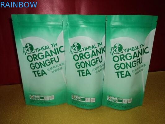 Zarif Kavisli Lipton PET / VMPET / PE Çay Paketleme Torbaları Stand Up / çay poşeti