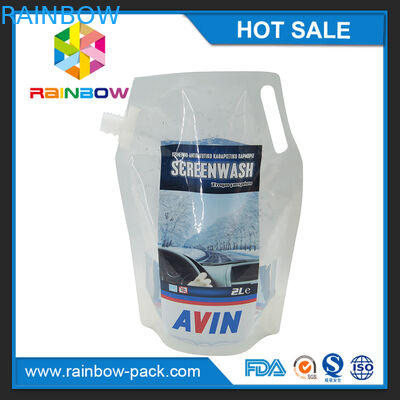 Özelleştirilmiş Kullanımlık Plastik Stand Up Sıkıştırın Kese İçin Bebek Maması / meyve suyu / çorba