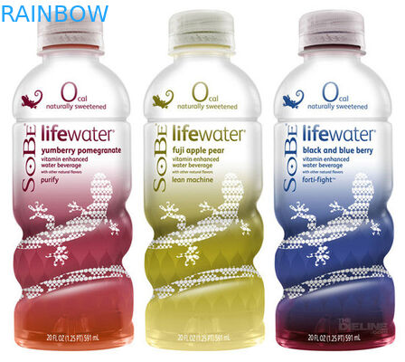 Süt Beyaz PVC / PET Shrink Sleeve Etiketleri Isıya Duyarlı Gravür Baskı