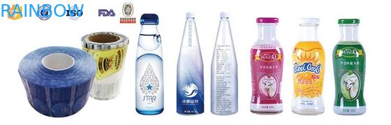 PVC / PET Shrink Sleeve Etiketleri Şişeler / Kutular İçin Wrap Sleeve Kılıfları Shrink