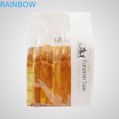 Beyaz Kraft Kağıt Torba Ekmek İçin / Mylar ve Şeffaf Pencereli Torbalar Stand Up