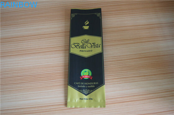 Matt Alüminyum Folyo Yan Köşebent Folyo Kılıfı Ambalaj Dörtlü Mühürlü Paketleme Çantası