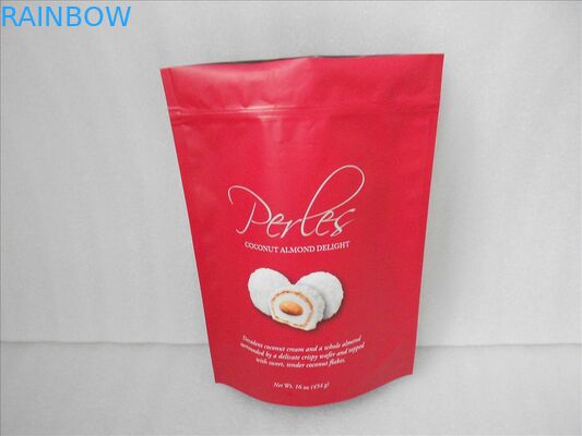 Matt Alüminyum Folyo Plastik Stand Up Torbalar Nem Geçirmez Çevre Dostu