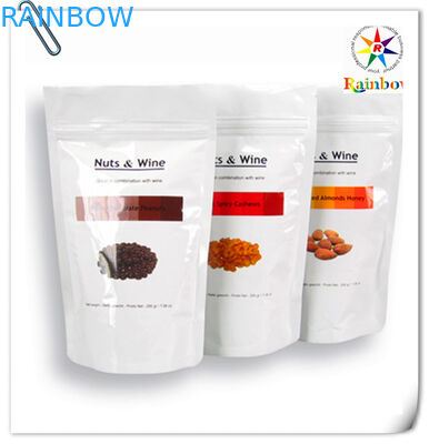 Zip Kilidi / Gözyaşı Çentik ile Siyah Stand Up Matt Kraft Folyo Kılıfı Ambalajı