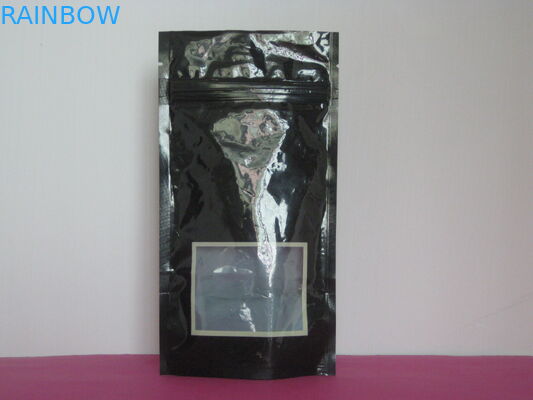 Geri dönüşümlü Alüminyum Folyo Çanta Ambalaj Lamine Pencere Standlı Matt Mylar Kılıfı Stand Up