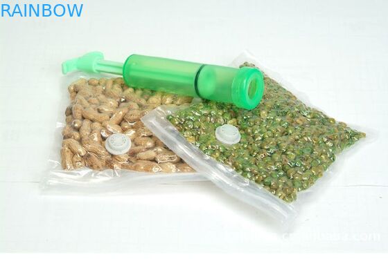 Laminasyonlu 3 Yan Vacuum Pompalama Havalandırma Çantası Balık / Bitki için Gıda Vacuum Mühür Çantası