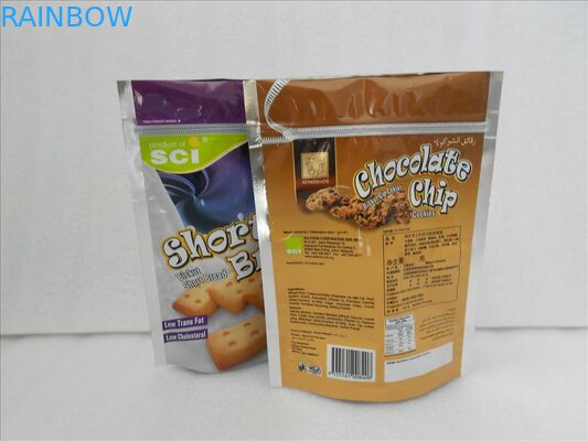 Açılıp kapanabilir Plastik Folyo Kılıfı Ambalaj Stand Up Alüminyum Folyo Lamine Kilitli Torba