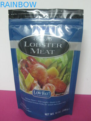 Açılıp kapanabilir Plastik Folyo Kılıfı Ambalaj Stand Up Alüminyum Folyo Lamine Kilitli Torba