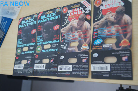 kara panter kara mamba 1 kara mamba 2 Blister Kart Ambalaj Cinsel Hap Ambalaj