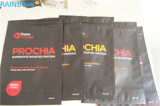 Protein Tozu İçin Özel Baskı Stand Up Folyo Kılıfı Ambalaj Çantası
