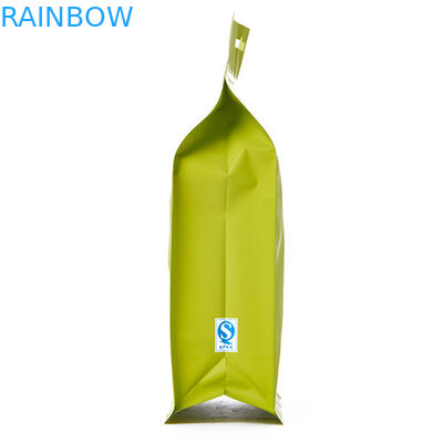 Kraft kağıt çay paketleme poşetleri kilitli alüminyum plastik ambalaj poşetleri ayağa