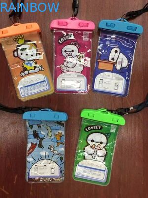 Açık Spor İçin PVC Evrensel Su Geçirmez Telefon Kılıfı Kuru Çanta