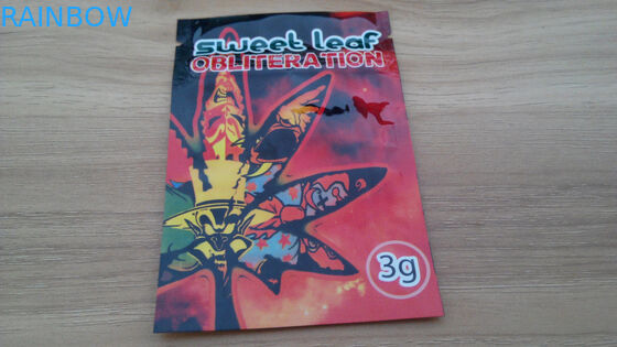 İNGILTERE 1g, 3g Tatlı Yaprak Bitkisel Tütsü Ambalajı / Araştırma Kimyasal Toz Torbaları