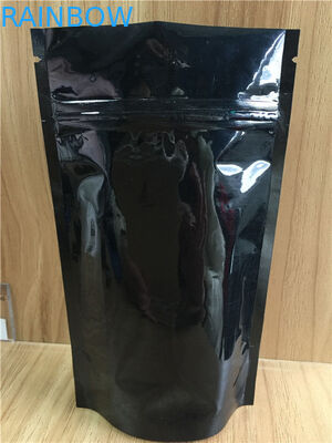 Alüminyum folyo alt köşebent torba kilitli depolama kabarık pirinç tozu paketleme