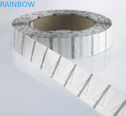 25mm Çap Üçgen Kol Etiketleri Küçültmek Şeffaf Çıkartmalar / Dokunsal Uyarı Etiketleri